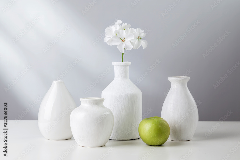 White still life.