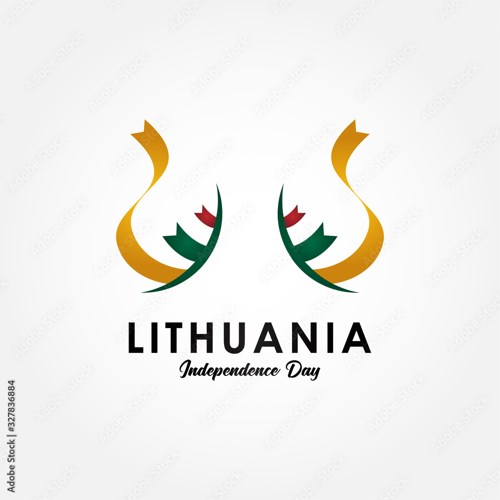 Lithuania Independence Day Vector Design Illustration Lithuania Independence Day Vector Design Illustration