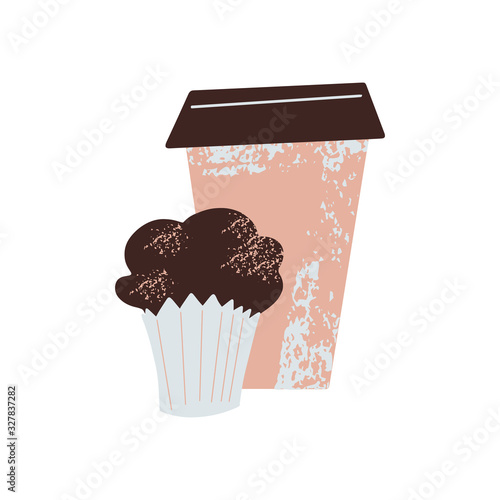 Coffee and muffin