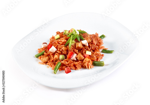 Thai dish with rice