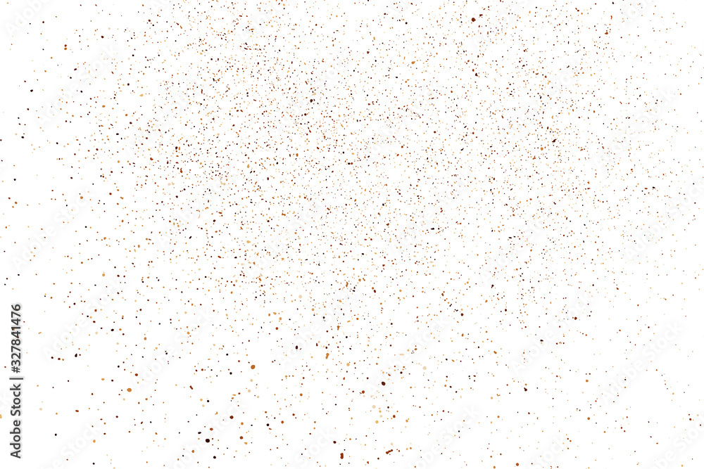 Coffee Color Grain Texture Isolated on White Background. Chocolate Shades Confetti. Brown Particles. Digitally Generated Image. Vector Illustration, EPS 10. Coffee Color Grain Texture Isolated on White Background. Chocolate Shades Confetti. Brown Particles. Digitally Generated Image. Vector Illustration, EPS 10.