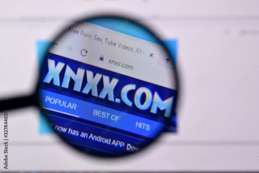 Homepage of xnxx website on the display of PC, url - xnxx.com. Stock Photo  | Adobe Stock