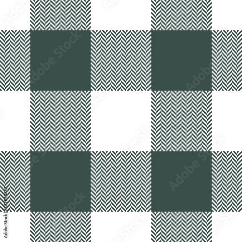 Buffalo check plaid pattern seamless vector texture. Tartan check plaid background for flannel shirt, blanket, throw, duvet cover, or other modern summer, autumn, and winter textile design.