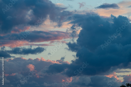 Colorful Clouds in Open Sky photo