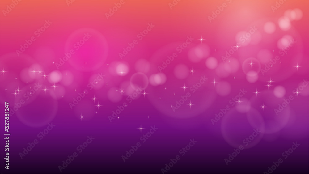 Blurred gradient background with bokeh