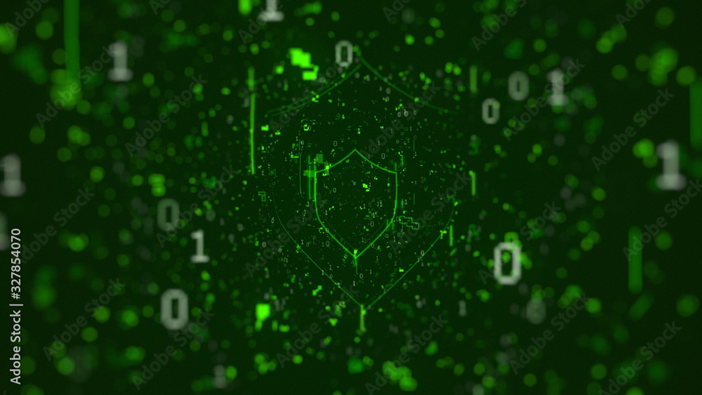Digital background: Cyber security on green background with shield icon. Security concept on a Cyber Background. Security cyber network on a green background. Digital background: Cyber security on green background with shield icon. Security concept on a Cyber Background. Security cyber network on a green background.