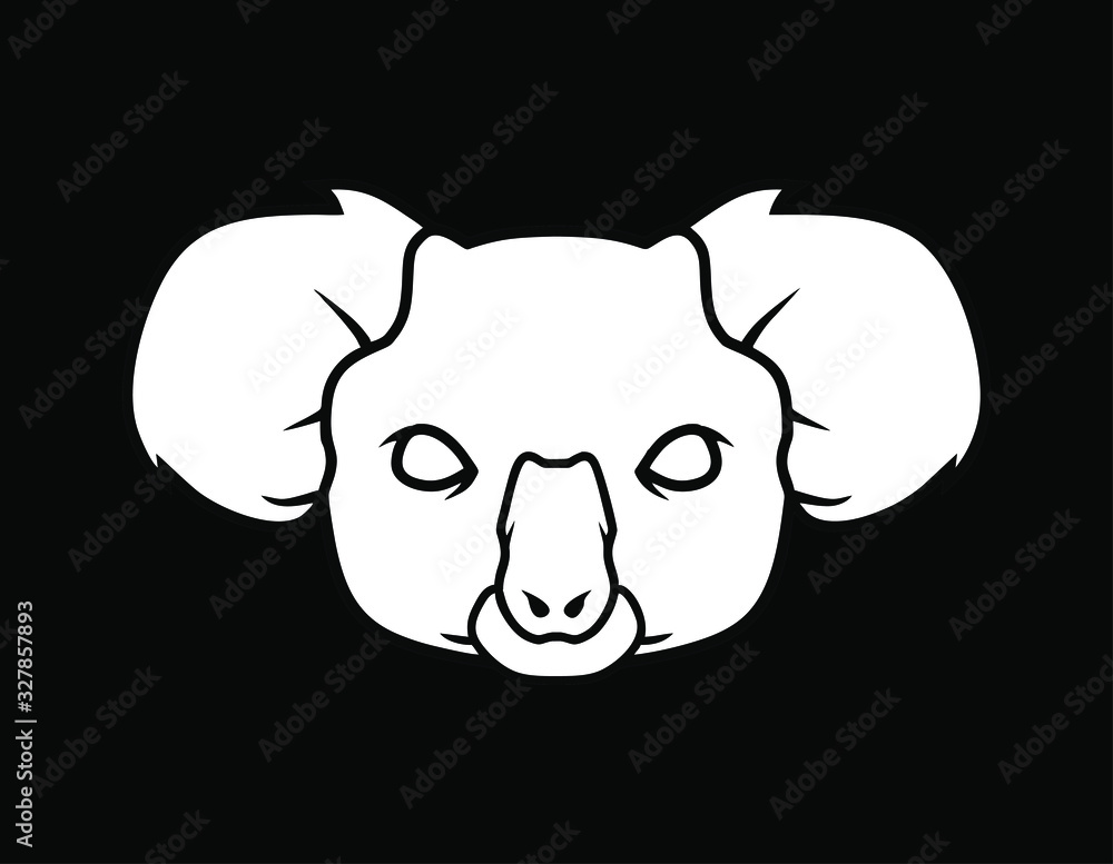Fototapeta premium vector illustration of a koala