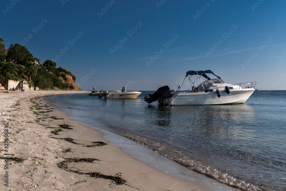 Obraz premium Beautiful seascape view of sand beach