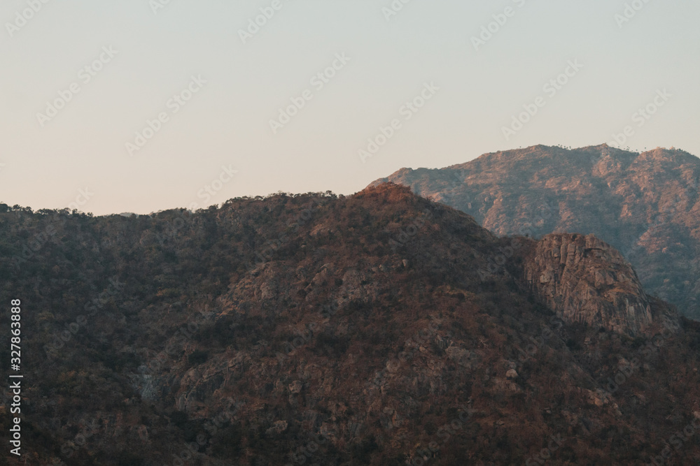 View of mountains at Mount Abu in Rajasthan, India