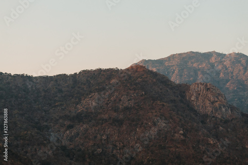 View of mountains at Mount Abu in Rajasthan, India