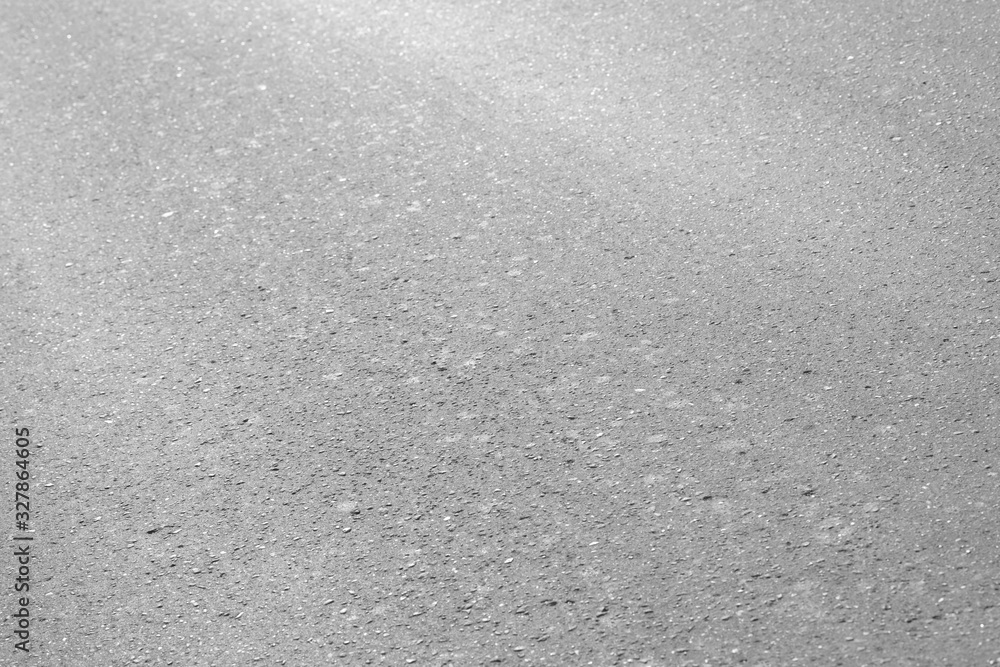 Asphalt background texture. New fresh asphalt black and white.