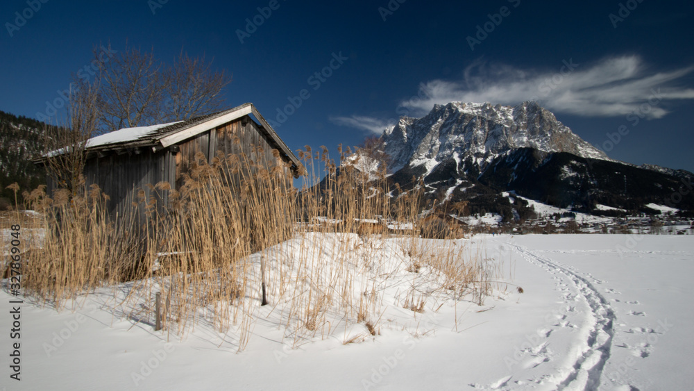 Traumhafter Wintertag an der Zugspitze