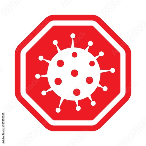MERS-Cov (Middle East Respiratory Coronavirus Syndrome), 2019-nCoV. Sign for protection against a viral pandemic. 