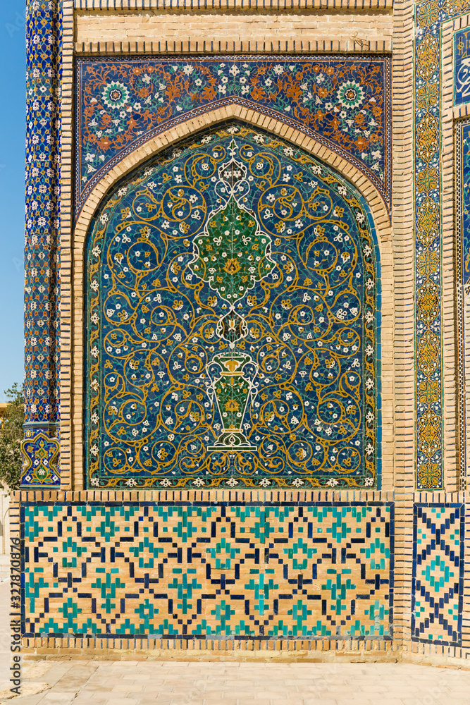 ancient Mosaic in Uzbekistan 