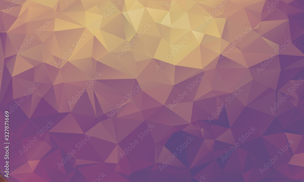 Abstract purple, pink, warm background from triangles, vector illustration. EPS10
