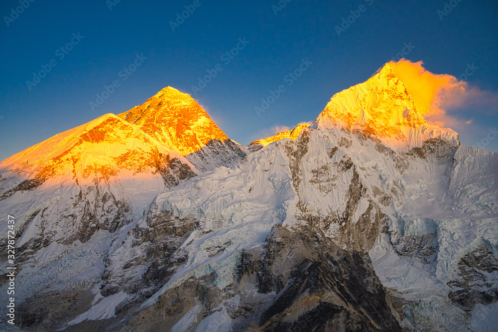 Everest & Lhotse Sunset