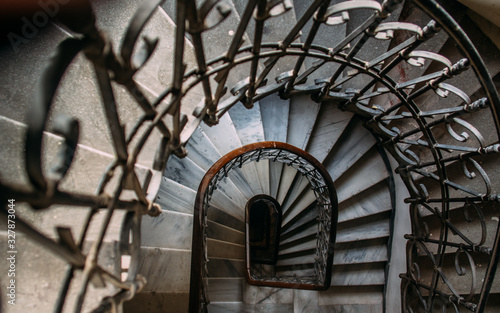 Beautiful old spiral staircase
