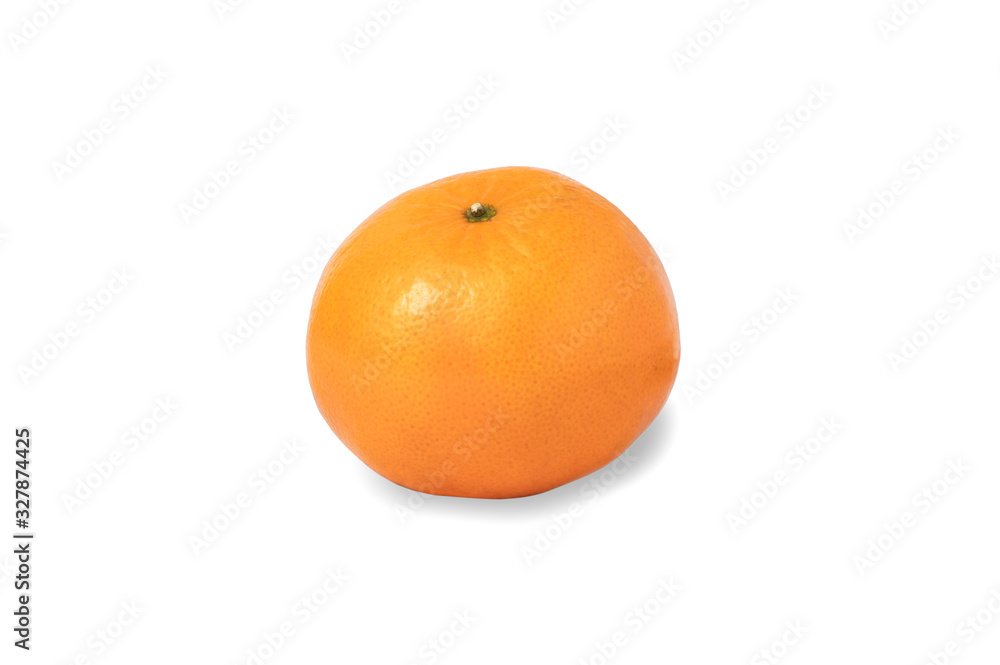 Ripe orange isolated on white background Ripe orange isolated on white background