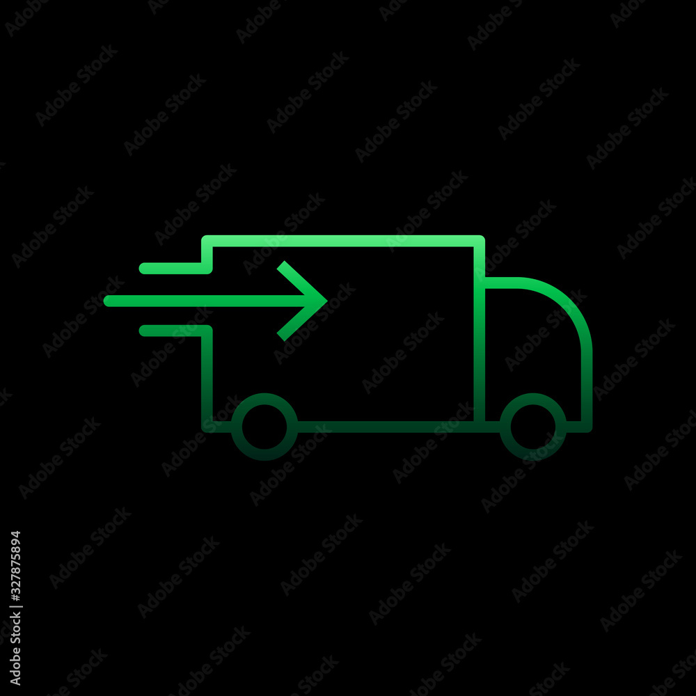 Express delivery nolan icon. Simple thin line, outline vector of e-commerce icons for ui and ux, website or mobile application Express delivery nolan icon. Simple thin line, outline vector of e-commerce icons for ui and ux, website or mobile application