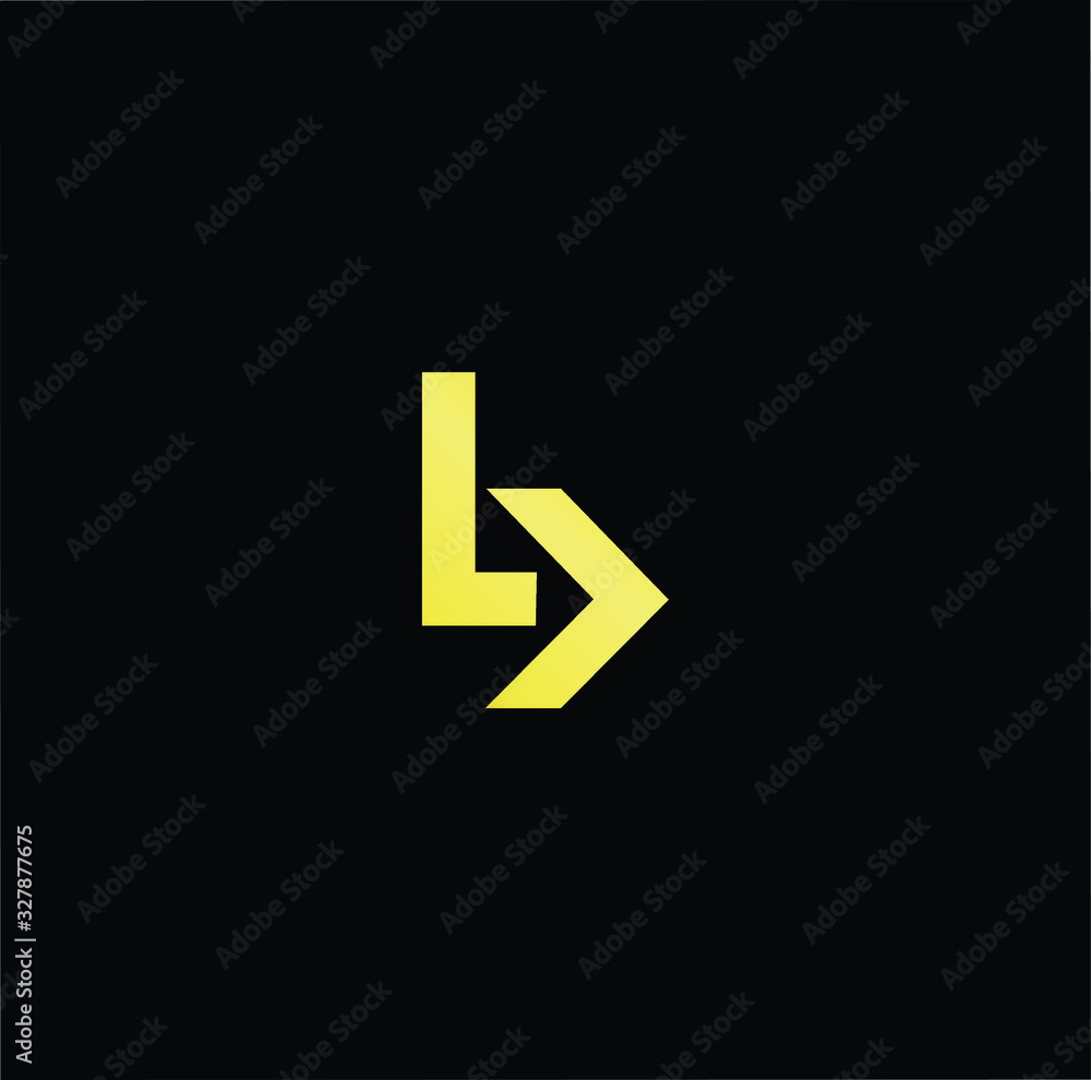 Initial based modern and minimal Logo. L LD DL letter trendy fonts monogram icon symbol. Universal professional elegant luxury alphabet vector design - obrazy, fototapety, plakaty 