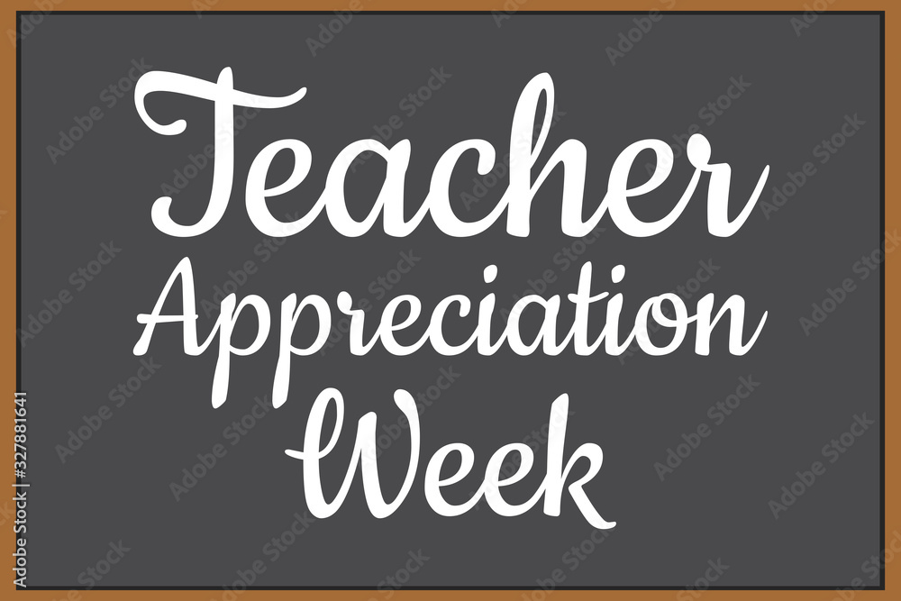 Teacher Appreciation Week. Holiday concept. Template for background