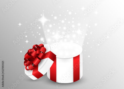 Opened gift box 