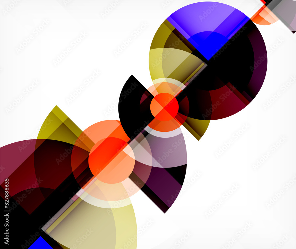 Abstract background, circle and triangle design round shapes overlapping. Geometric trendy template. Vector Illustration For Wallpaper, Banner, Background, Card, Book Illustration, landing page Abstract background, circle and triangle design round shapes overlapping. Geometric trendy template. Vector Illustration For Wallpaper, Banner, Background, Card, Book Illustration, landing page