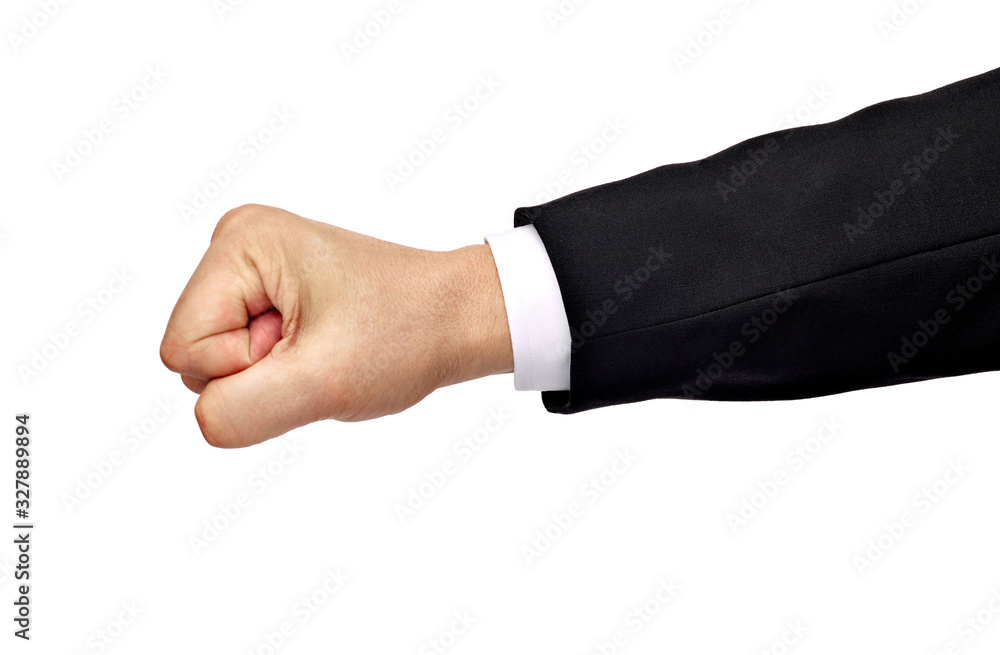 hand businessman fist strong strenght strike hand businessman fist strong strenght strike