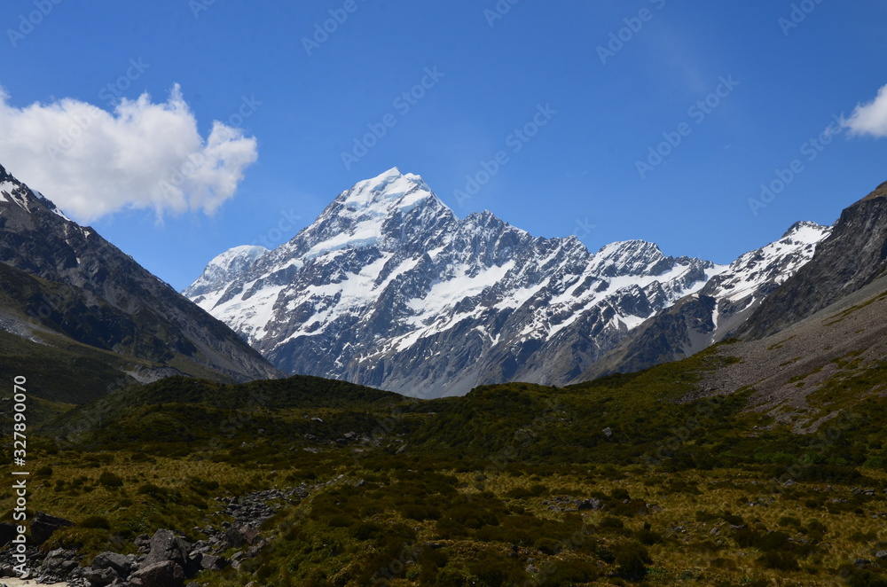 Aorak Mount Cook Nationalpark Neuseeland Südinsel Aorak Mount Cook Nationalpark Neuseeland Südinsel