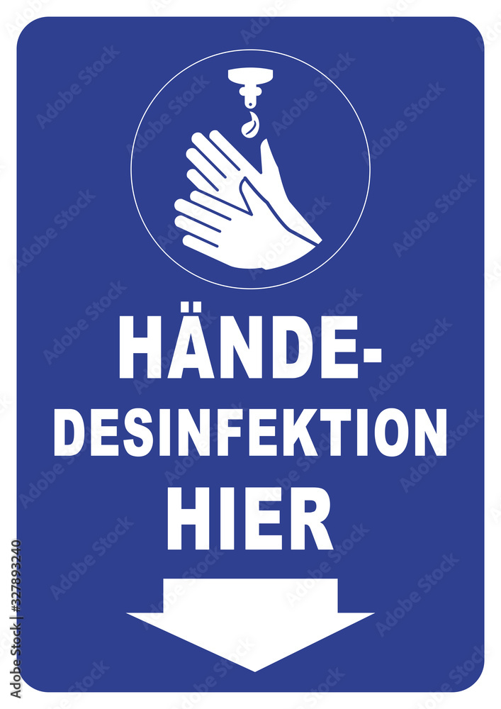 ks509 Kombi-Schild - deutsch: nssb5 NewSafetySignBlue nssb