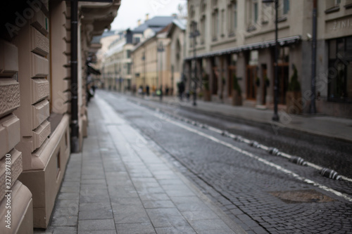 Old european town blurred background © eugenegg