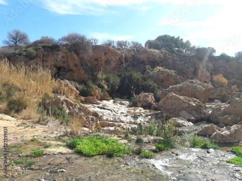 Landscapes of Gafayt in the outskirts of Jerada city in Morocco photo