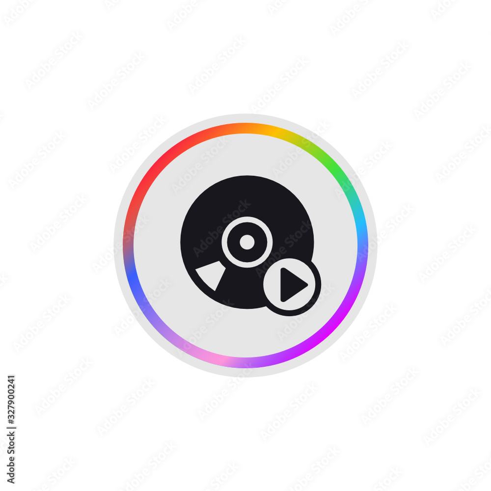 Play song - Modern App Button Play song - Modern App Button