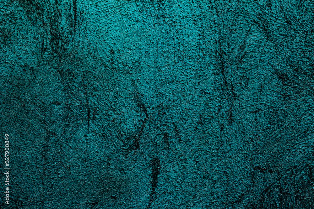 Petrol colored wall texture background with textures of different ...