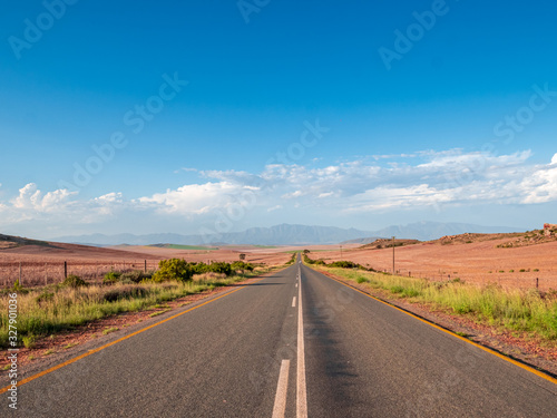 Straight road to nowhere in Africa