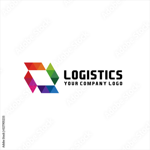 Free Download logistics transportation logo vector, Fast delivery concept icon. Simple one colored shopping element illustration. Vector symbol design from store collection. - GFXLoad