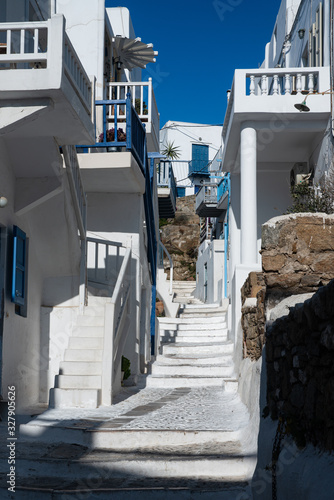 street in santorini greece