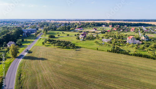 Beautiful green nature landscape of Europe