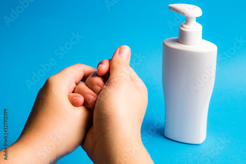 creaming hands