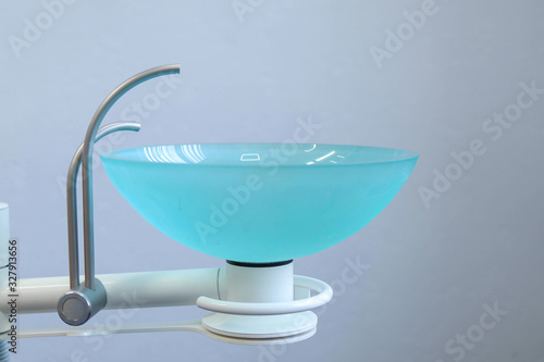 Water sink in dental office, sink in hospital photo