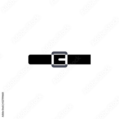 Buckle belt icon. Fashion symbol. Logo design element