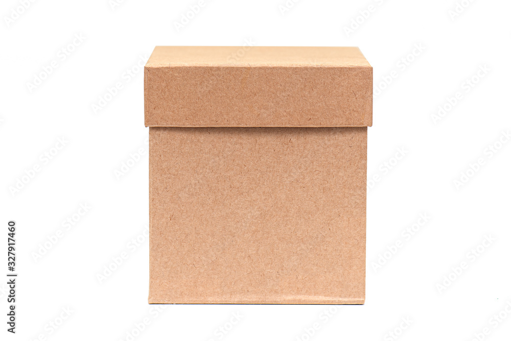 Cardboard box isolated on white background Cardboard box isolated on white background