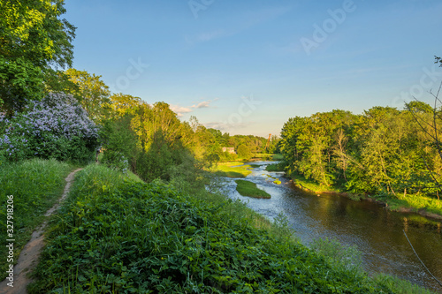 Beautiful green nature landscape of Europe