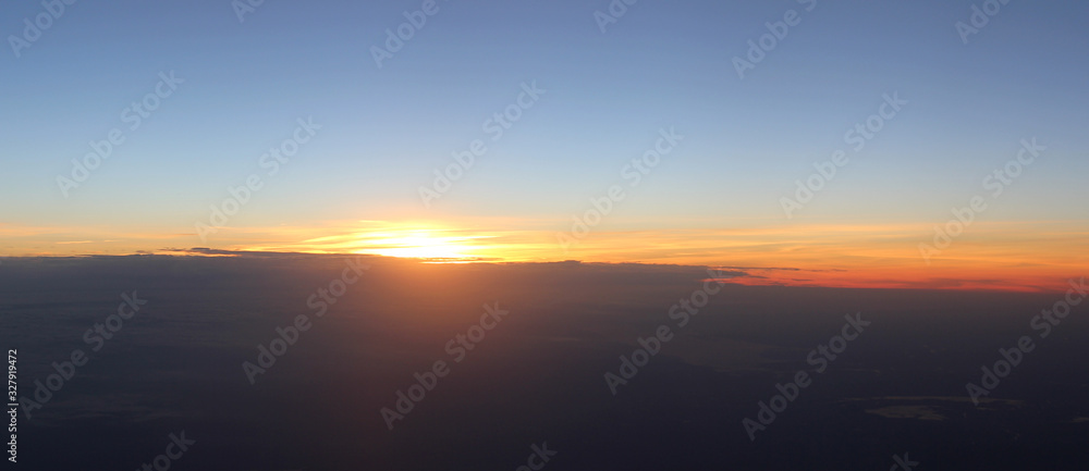 Fototapeta premium Above the clouds