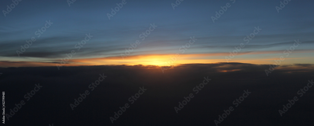 Fototapeta premium Above the clouds