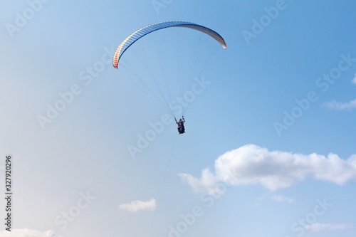Paragliding sport summer paraglide parachute, recreation.