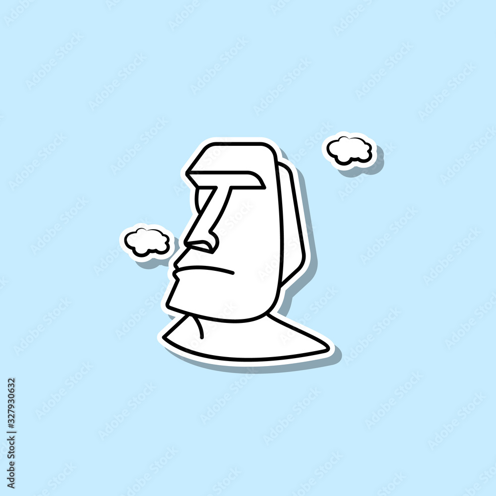 Moai emoticon – LINE stickers