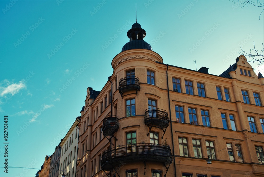 Fototapeta premium architectural views of buildings of Stockholm