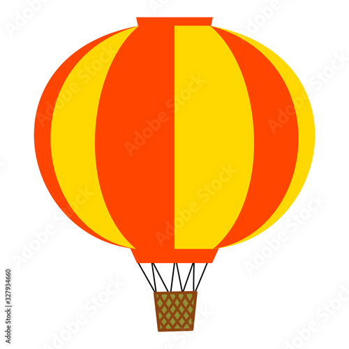 Vector illustration of aerostat