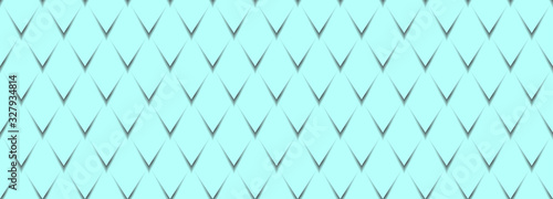 Seamless blue and grey fish scale style pattern, fish scale background. Horizontal vector illustration.
